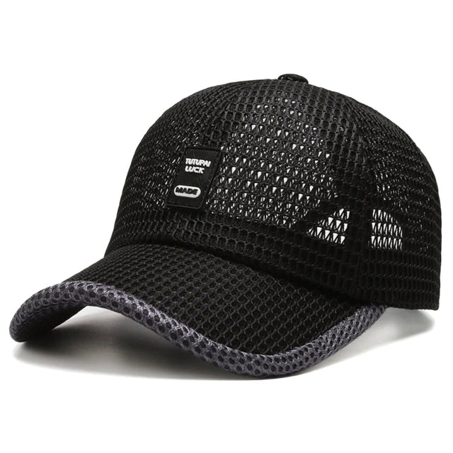 Casquette en maille respirante