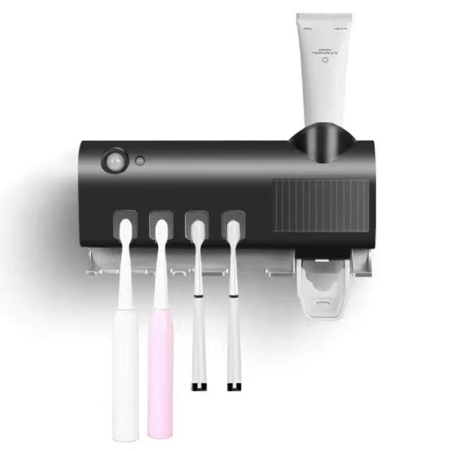Support de brosse à dents à stérilisation UV 3 en 1