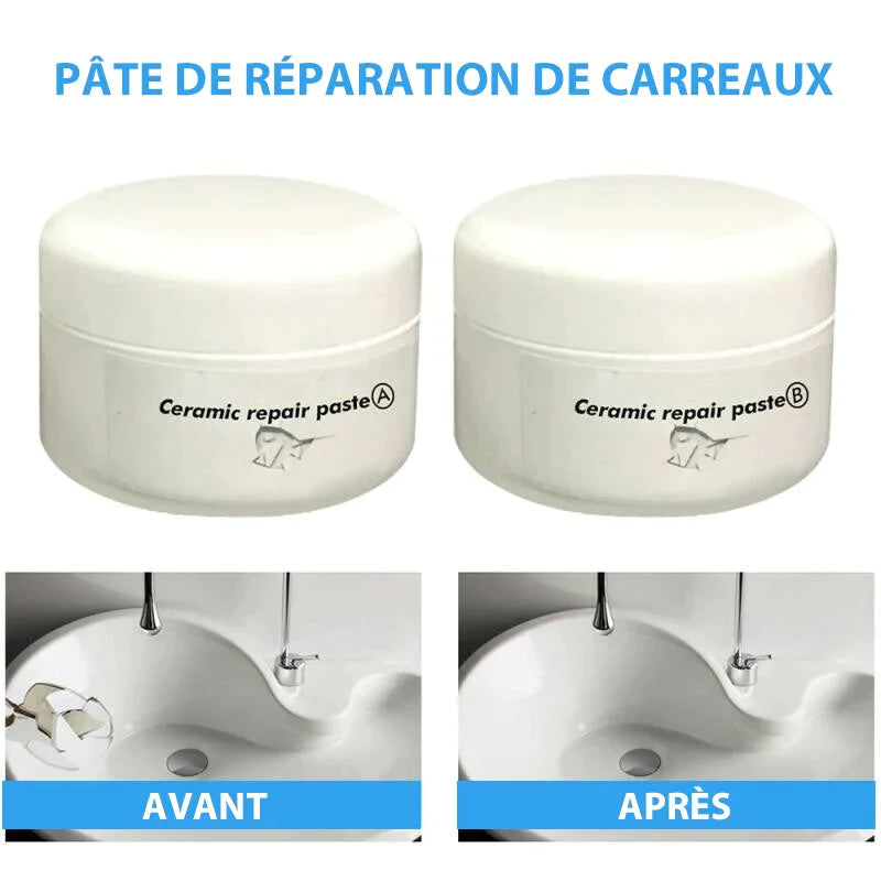[Lot de 2] Pâte de Réparation de Céramique