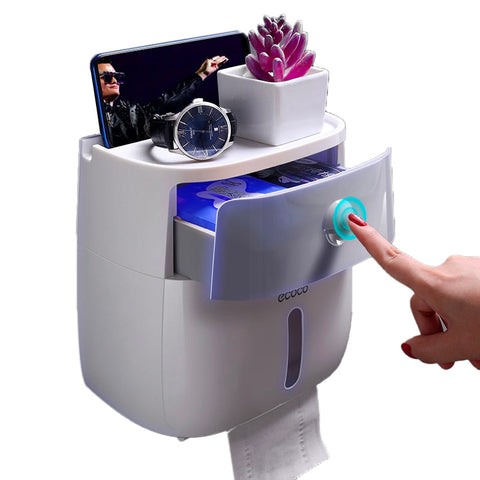 Distributeur Papier toilette avec rangement