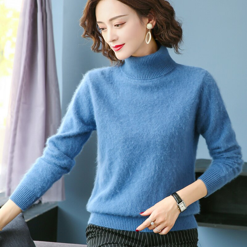 Paula - Pull col roulé en laine