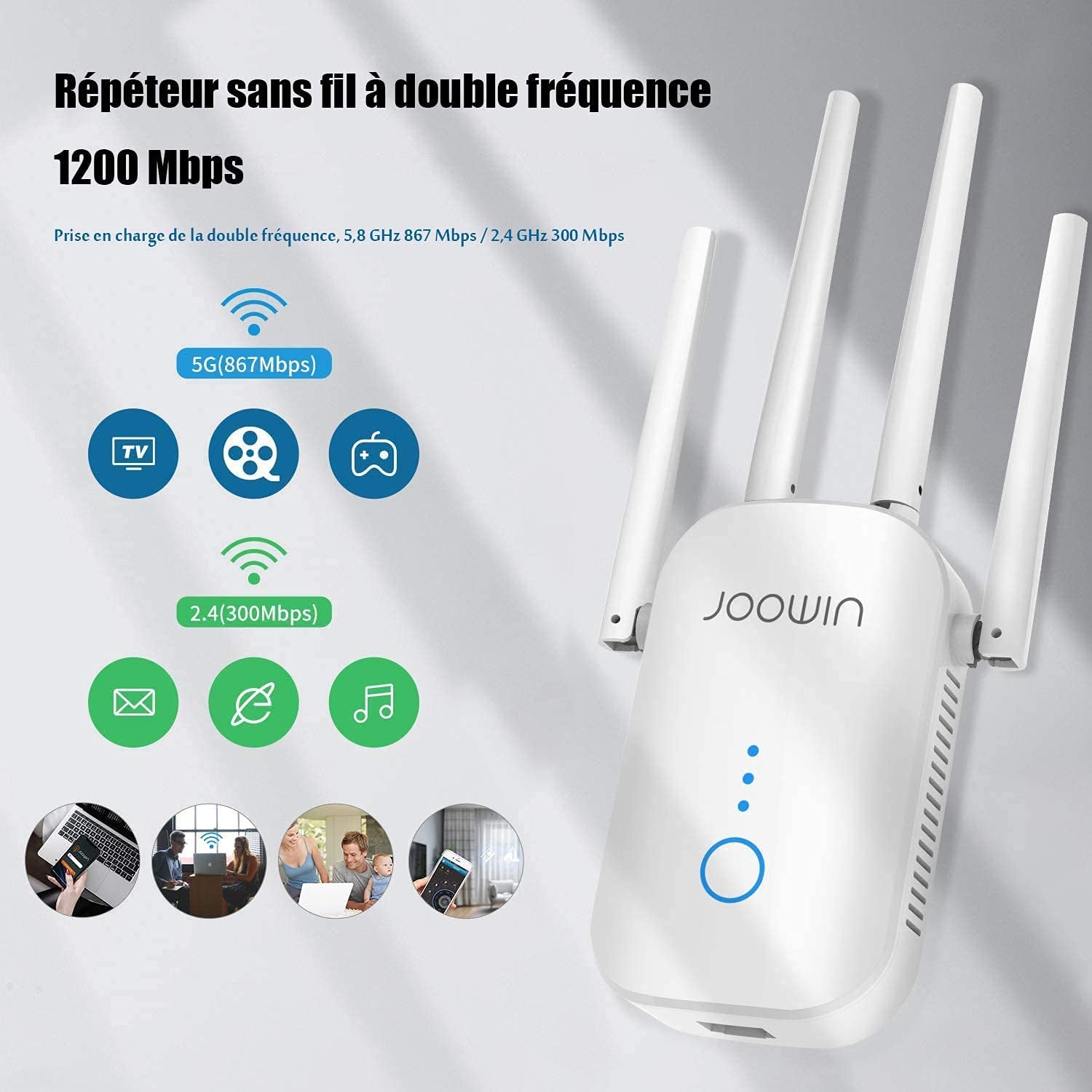 Amplificateur WIFI puissant - Nouvelle génération