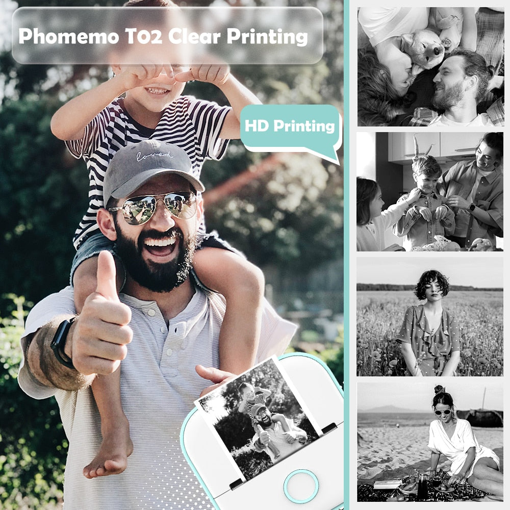 Imprimante photo Bluetooth instantanée