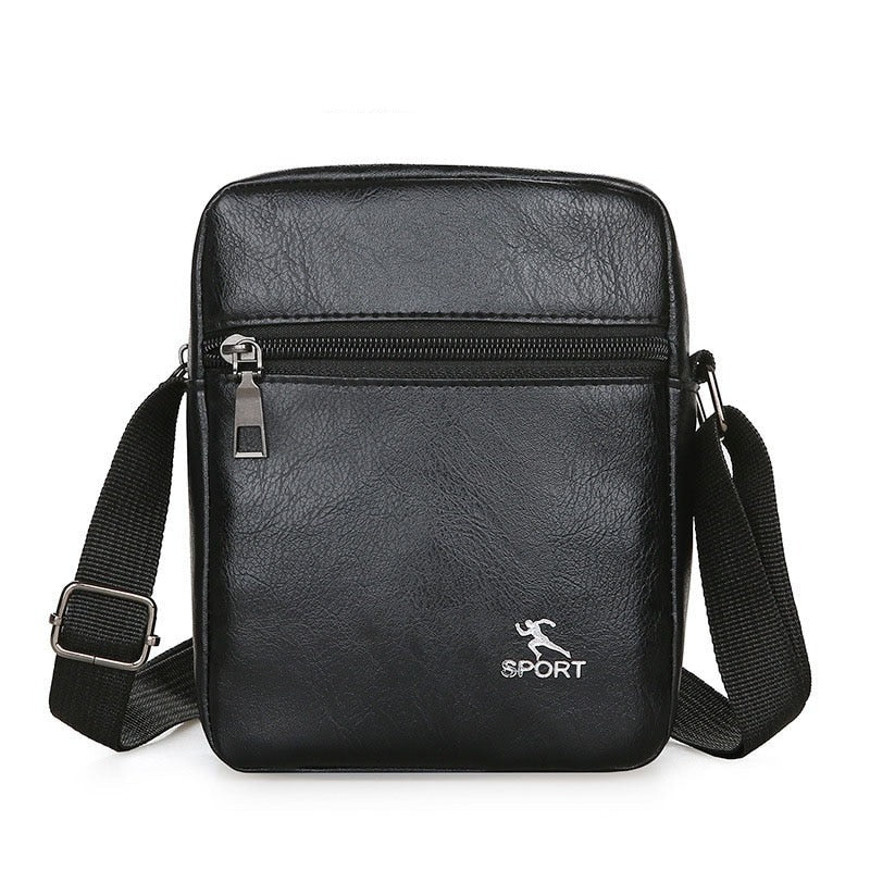 Sacoche en cuir véritable