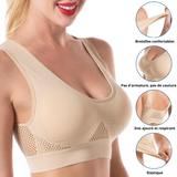 Brassière respirante sans couture