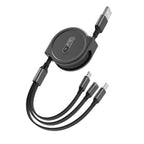 Câble USB rétractable 3 en 1 - [1 acheté = 1 OFFERT]