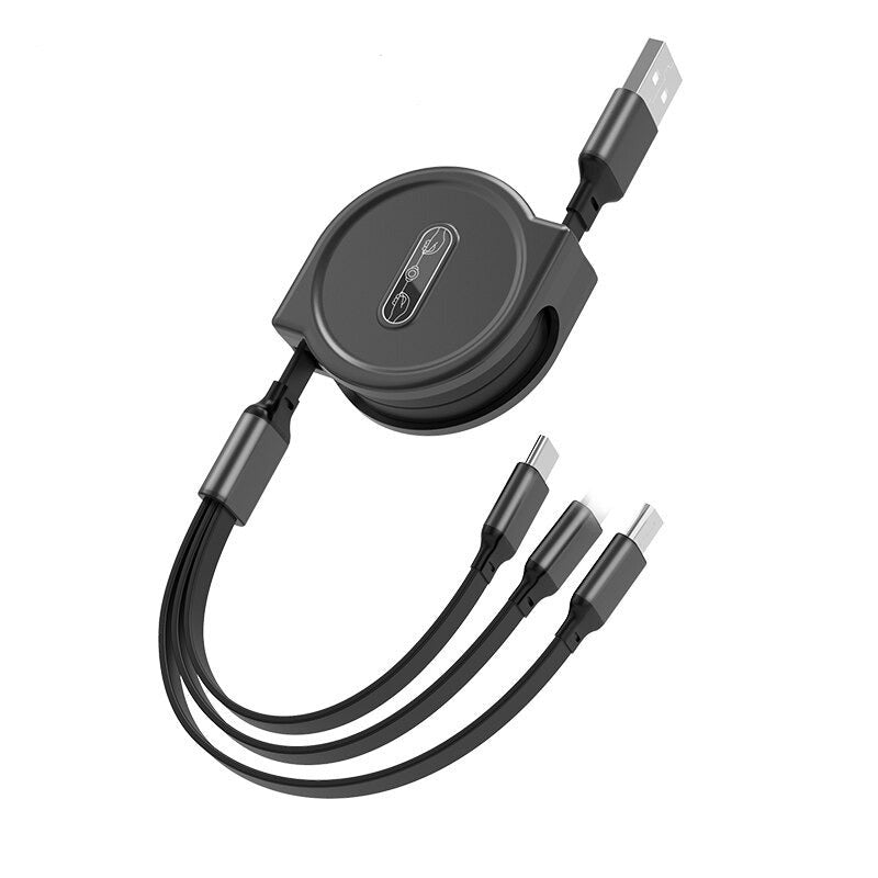 Câble USB rétractable 3 en 1 - [1 acheté = 1 OFFERT]