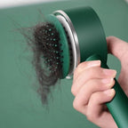 Brosse à cheveux auto nettoyante