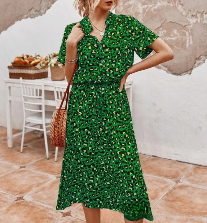 Robe d'été légère à motifs imprimé
