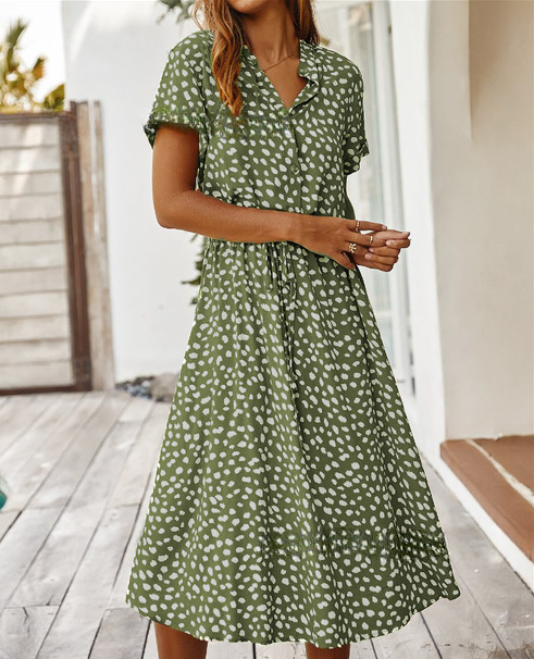 Robe d'été légère à motifs imprimé