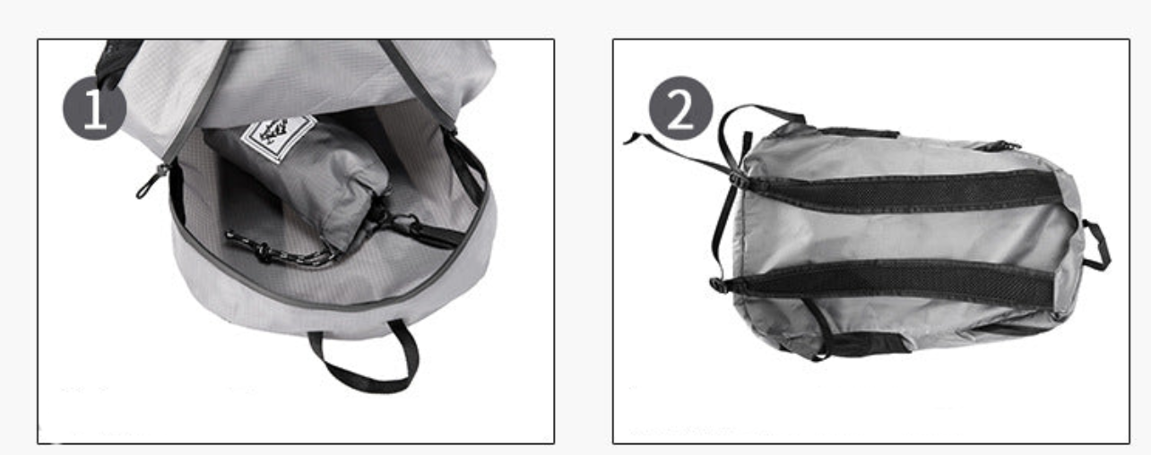 Sac à dos pliable unisexe