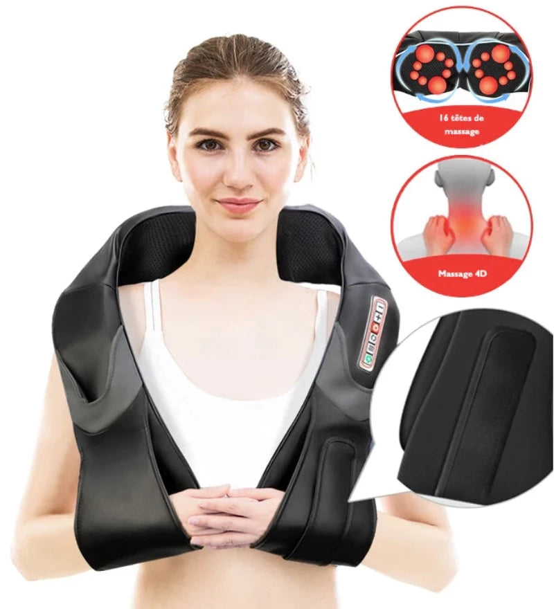 Coussin masseur chauffant