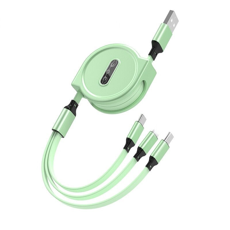 Câble USB rétractable 3 en 1 - [1 acheté = 1 OFFERT]