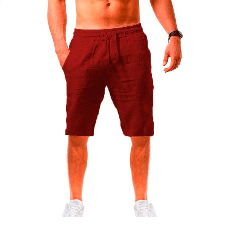 NATHAN - Short en lin respirant pour homme