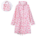 Imperméable à capuche pour femme