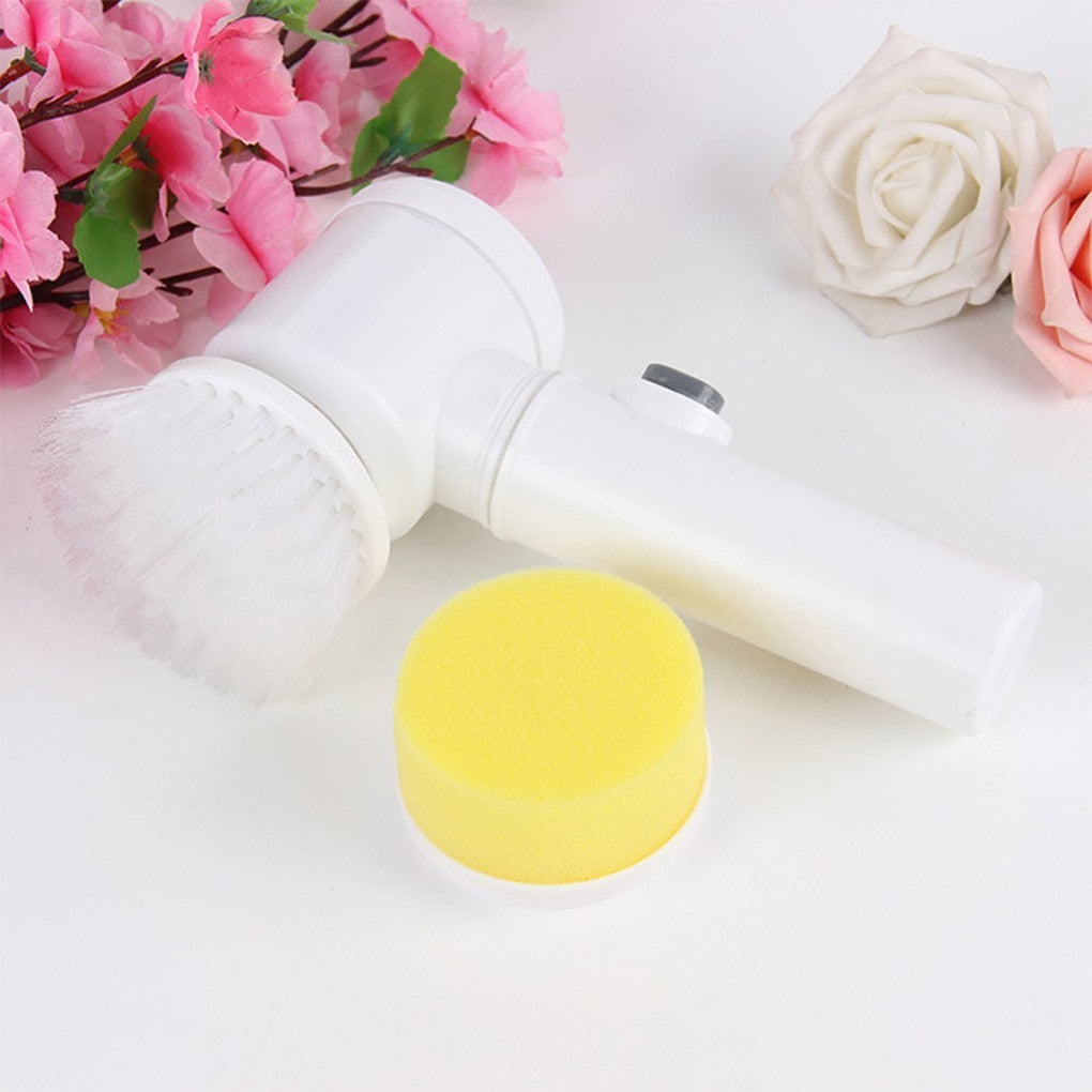 Brosse de nettoyage électrique multitâches - 3 pièces