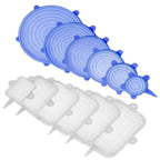 12x Couvercle en silicone extensible