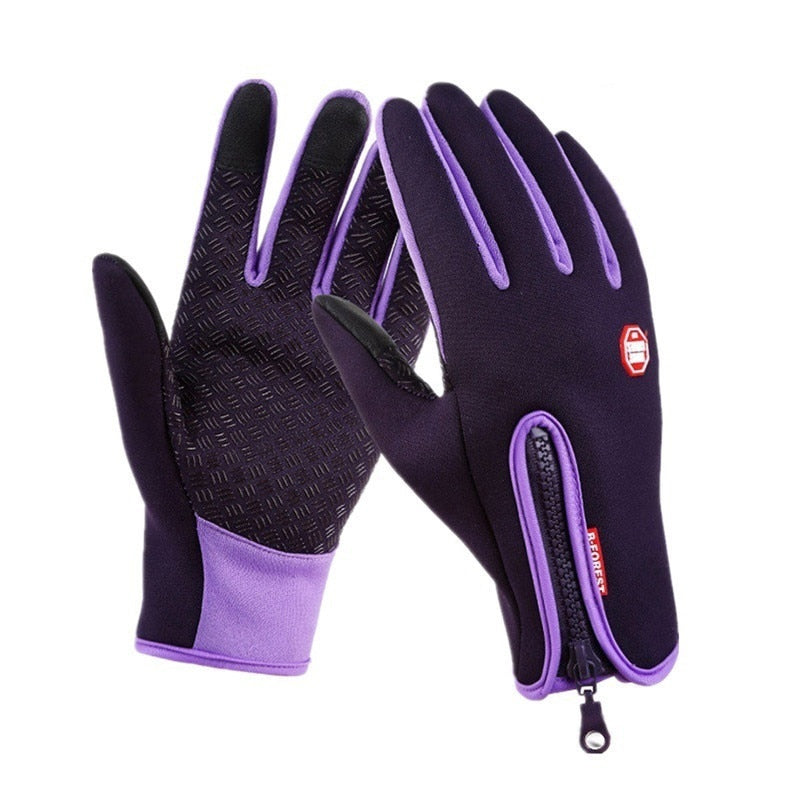 Paire de gants tactiles - antidérapante et imperméable