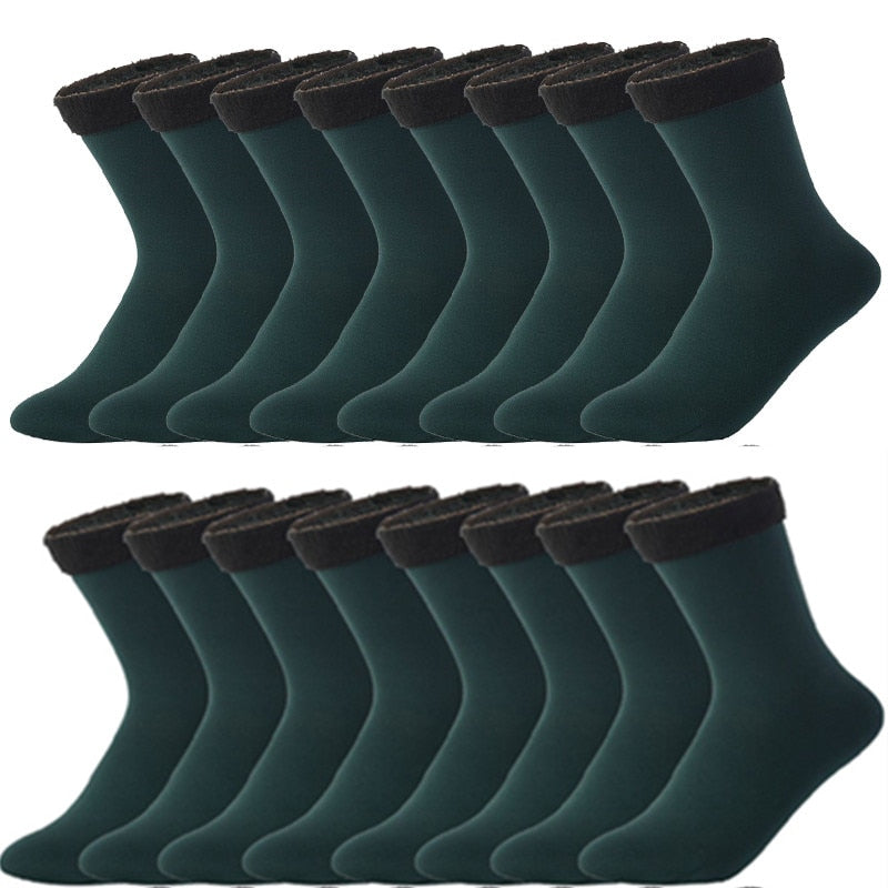 8x Paire de chaussettes thermiques