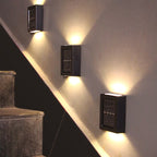 Lot de 2 applique murale LED solaire
