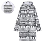 Imperméable à capuche pour femme