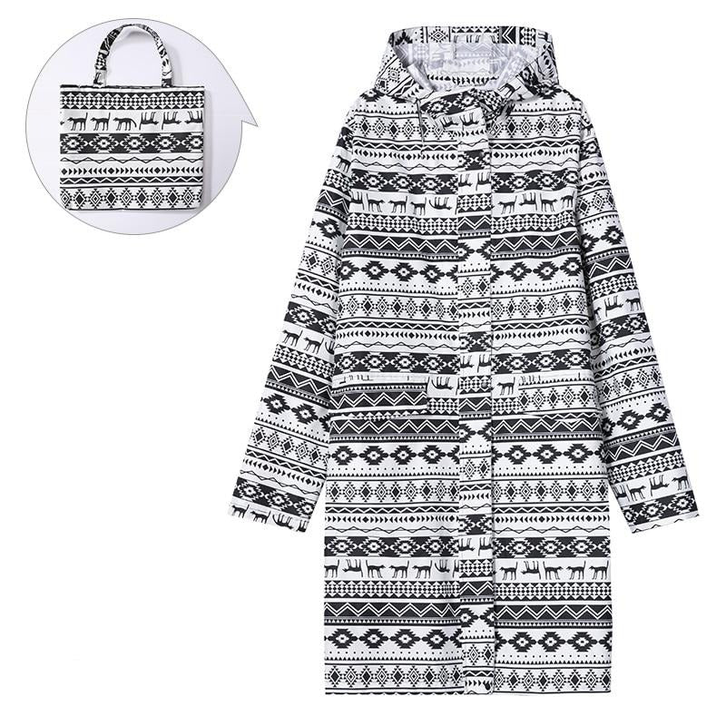 Imperméable à capuche pour femme