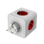 Multiprise cube 4 prises + 3 ports USB