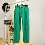 Pantalon léger et confortable en coton et lin - Femme