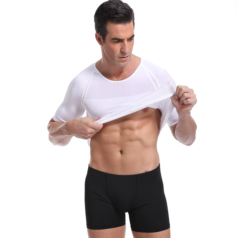 T-shirt gainant et amincissant