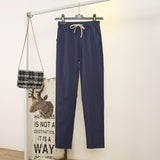 Pantalon léger et confortable en coton et lin - Femme