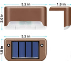 Lot de lampes solaires LED étanches