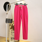 Pantalon léger et confortable en coton et lin - Femme