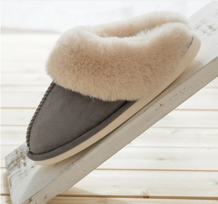 Alex - Chaussons en fausse fourrure