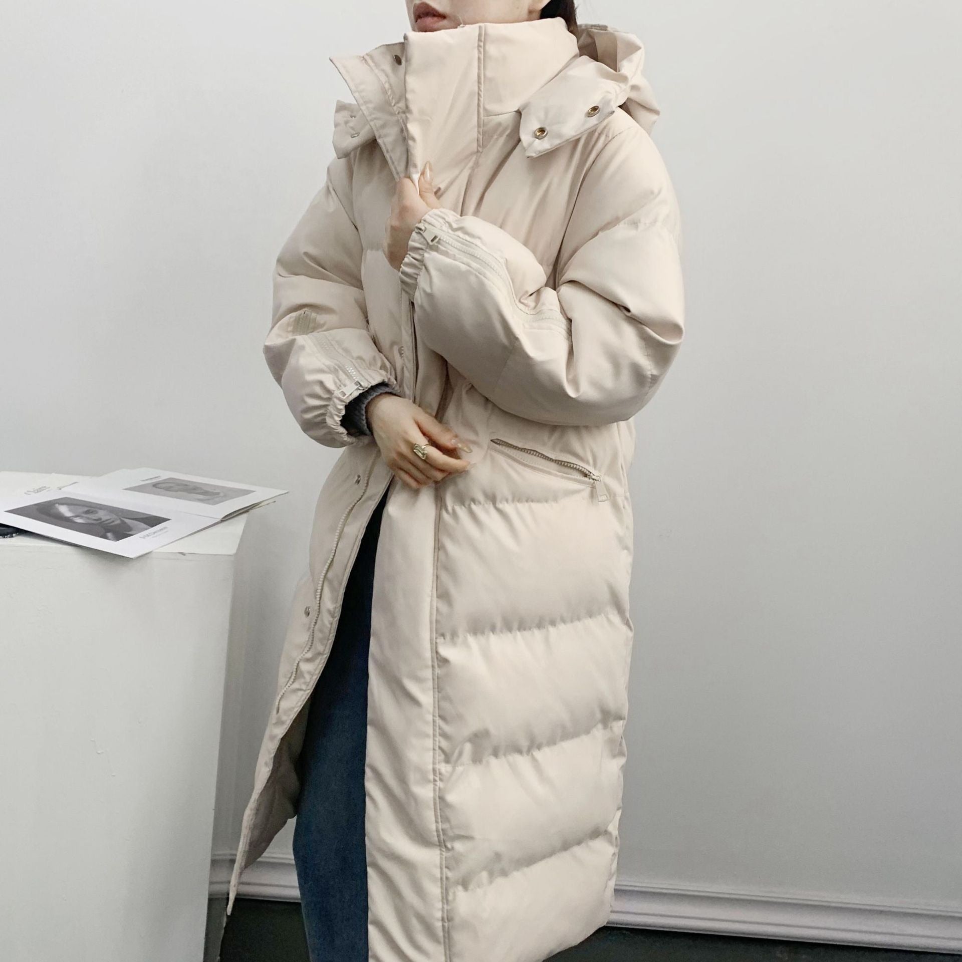 Frey - Veste longue matelassée pour femme