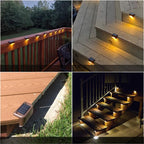 Lot de lampes solaires LED étanches