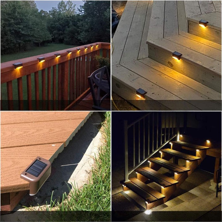 Lot de lampes solaires LED étanches