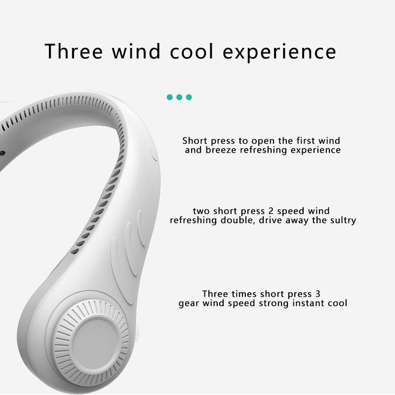 Ventilateur de cou portable 360°
