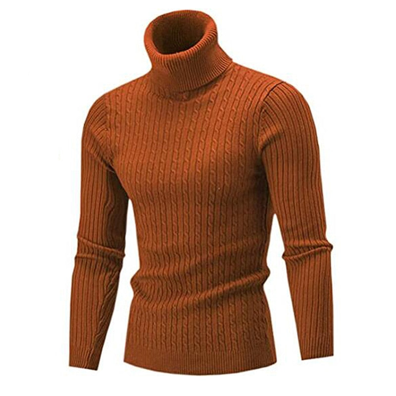 Thomas - Pull col roulé tricoté