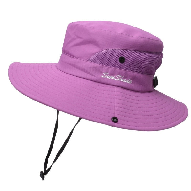 Chapeau anti-UV femme
