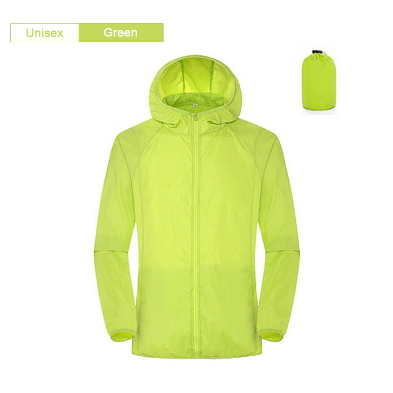 Coupe-vent imperméable léger unisexe