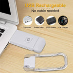 Mini lampe de lecture rechargeable - Marque page