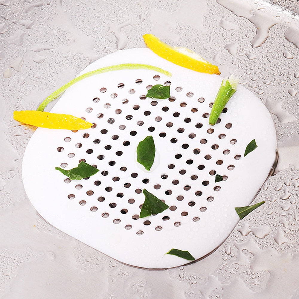Lot de 2 filtres en silicone pour évier et salle de bain