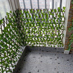 Clôture de jardin extensible en plantes artificielles