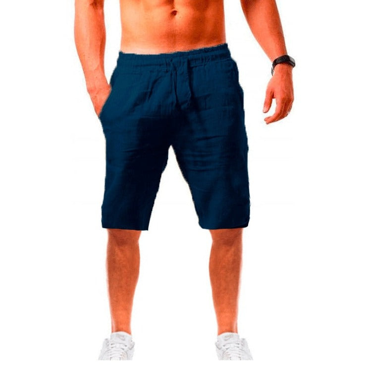 NATHAN - Short en lin respirant pour homme