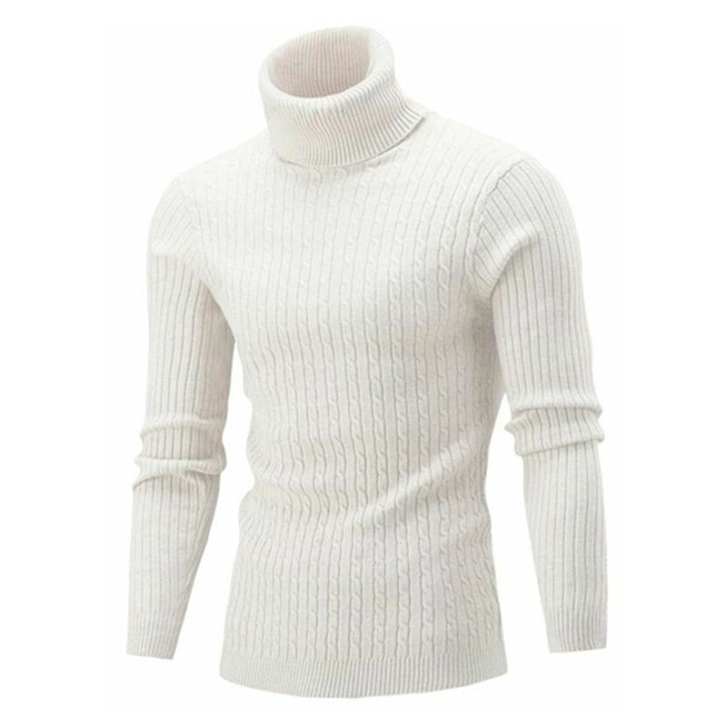 Thomas - Pull col roulé tricoté