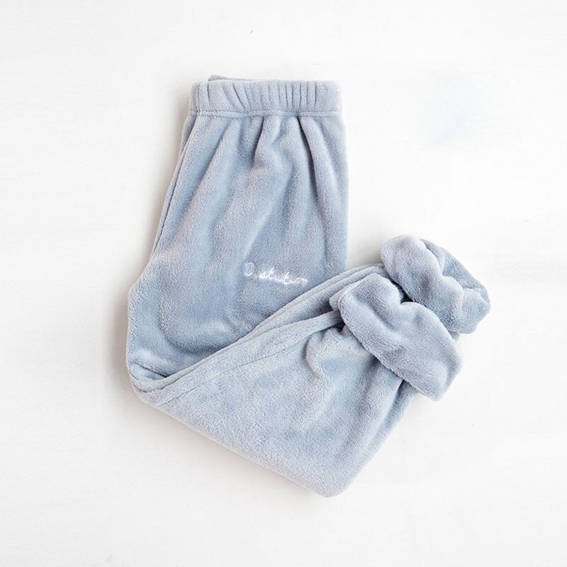 Ensemble pyjama femme chaud et confortable en flanelle