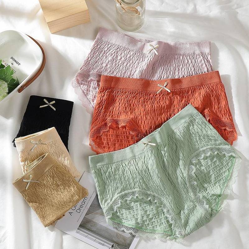 3x Culottes anti-bactériennes en coton pour femme