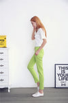 Pantalon léger et confortable en coton et lin - Femme
