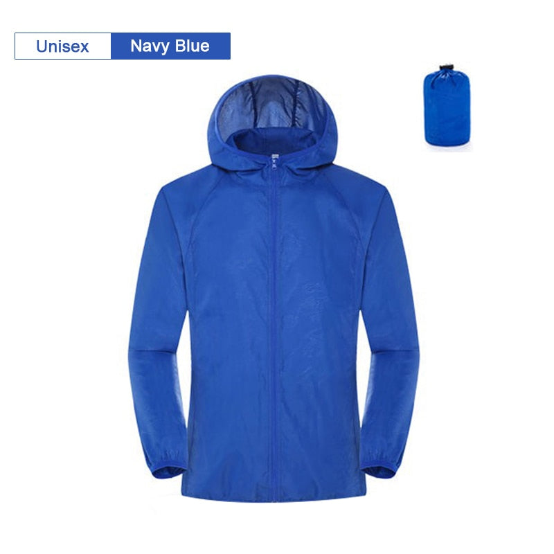 Coupe-vent imperméable léger unisexe