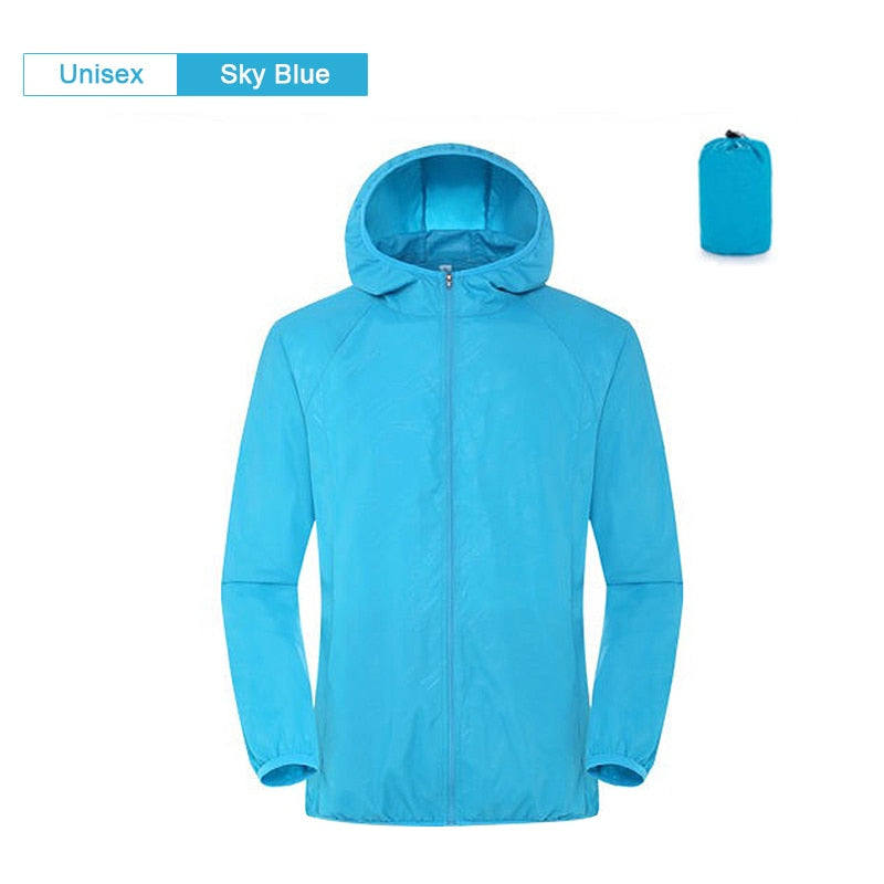 Coupe-vent imperméable léger unisexe